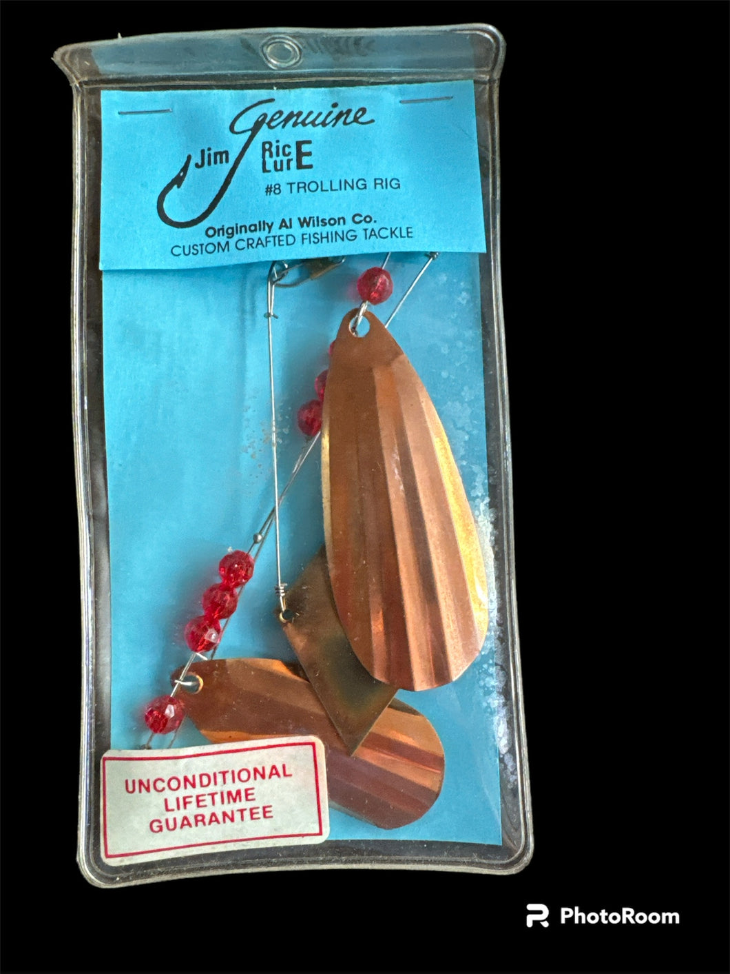 VINTAGE Al Wilson Genuine Fishing Flasher BRONZE - Size 8